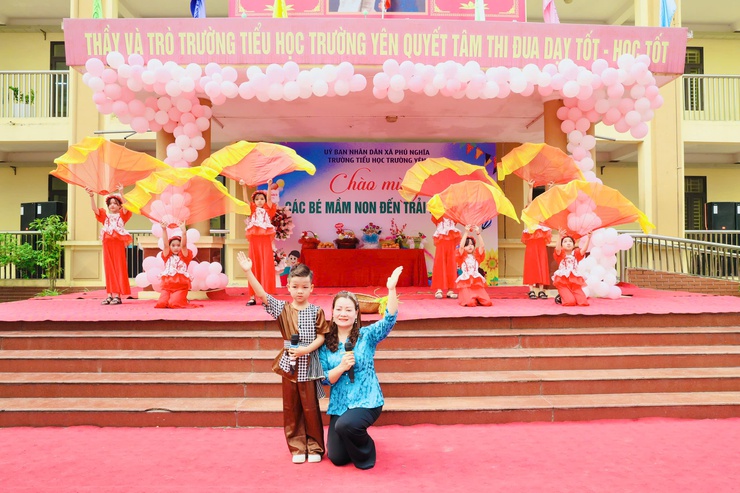 Trường Tiểu học Trường Yên tổ chức Ngày hội đón học sinh mầm non đến trải nghiệm- Ảnh 11.
