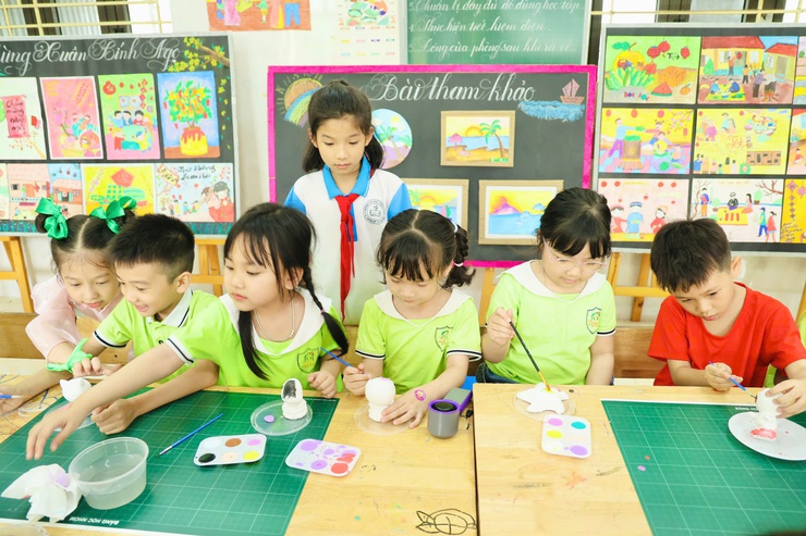 Trường Tiểu học Trường Yên tổ chức Ngày hội đón học sinh mầm non đến trải nghiệm- Ảnh 37.