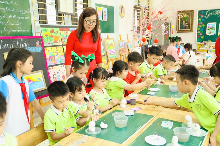 Trường Tiểu học Trường Yên tổ chức Ngày hội đón học sinh mầm non đến trải nghiệm- Ảnh 38.