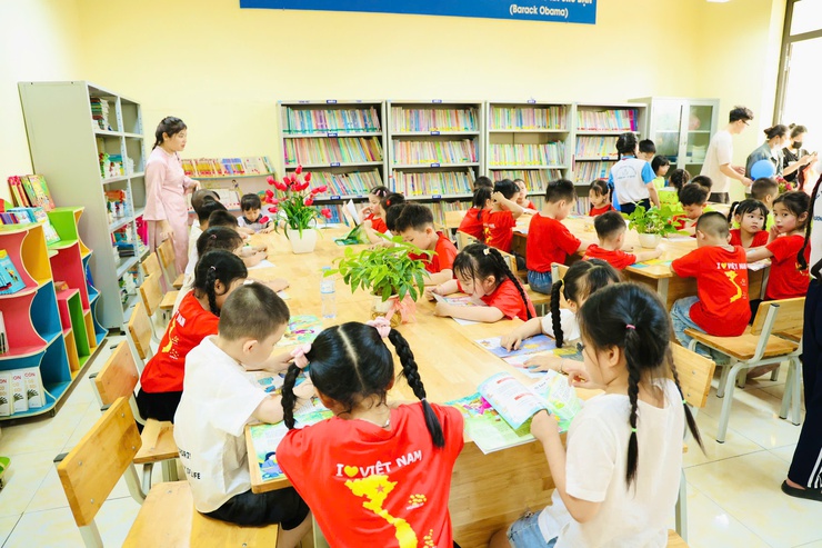 Trường Tiểu học Trường Yên tổ chức Ngày hội đón học sinh mầm non đến trải nghiệm- Ảnh 39.