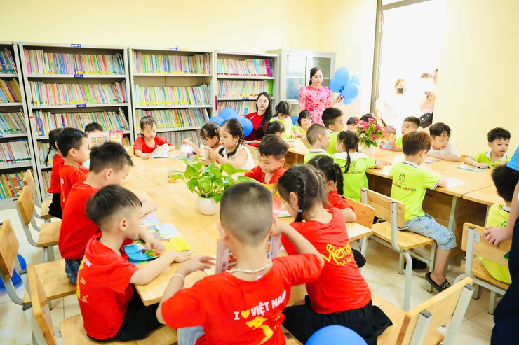 Trường Tiểu học Trường Yên tổ chức Ngày hội đón học sinh mầm non đến trải nghiệm- Ảnh 40.