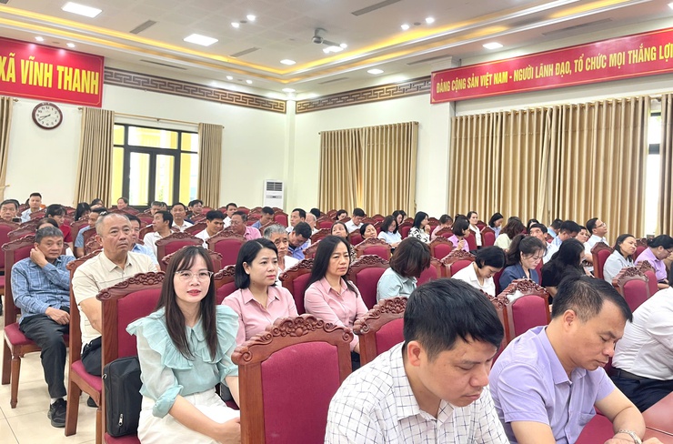 Đảng ủy xã Vĩnh Thanh tổ chức Hội nghị tập huấn, bồi dưỡng công tác tổ chức xây dựng Đảng gắn với chuyển đổi số- Ảnh 8.