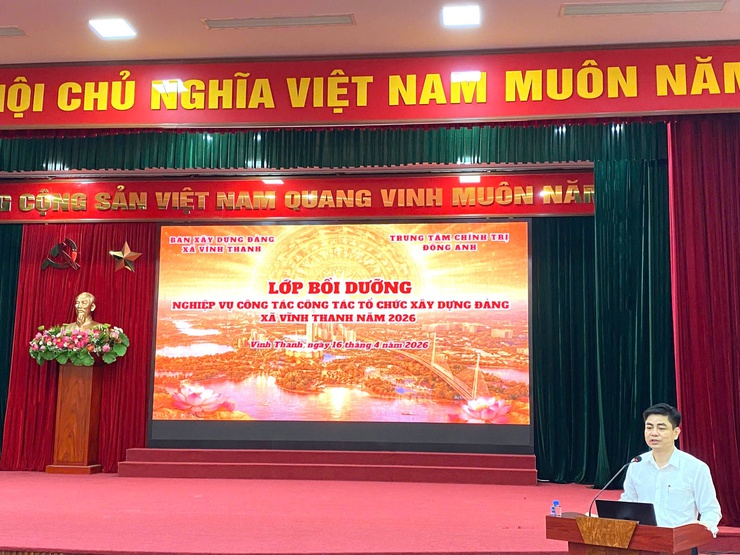 Đảng ủy xã Vĩnh Thanh tổ chức Hội nghị tập huấn, bồi dưỡng công tác tổ chức xây dựng Đảng gắn với chuyển đổi số- Ảnh 4.