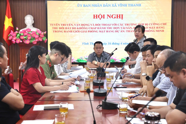 VĨNH THANH TỔ CHỨC HỘI NGHỊ ĐỐI THOẠI VỀ CÔNG TÁC BỒI THƯỜNG, HỖ TRỢ GIẢI PHÓNG MẶT BẰNG- Ảnh 1.