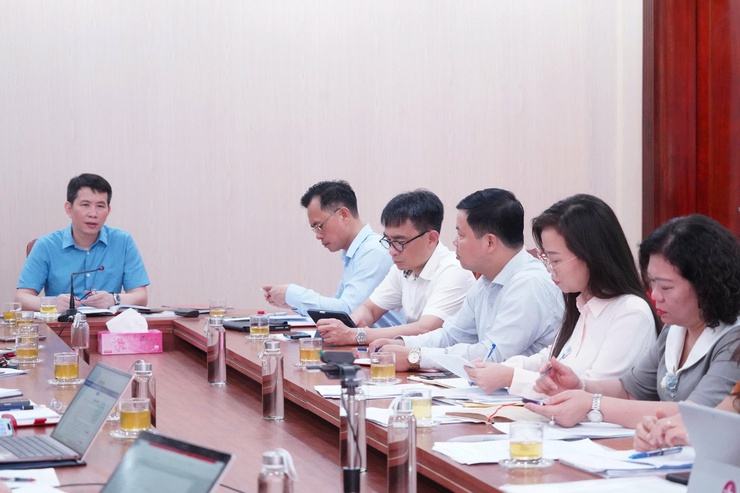 Sở Văn hóa và Thể thao Hà Nội làm việc với các địa phương về phát triển công nghiệp văn hóa và bảo tồn di sản tại phường Chương Mỹ- Ảnh 5.