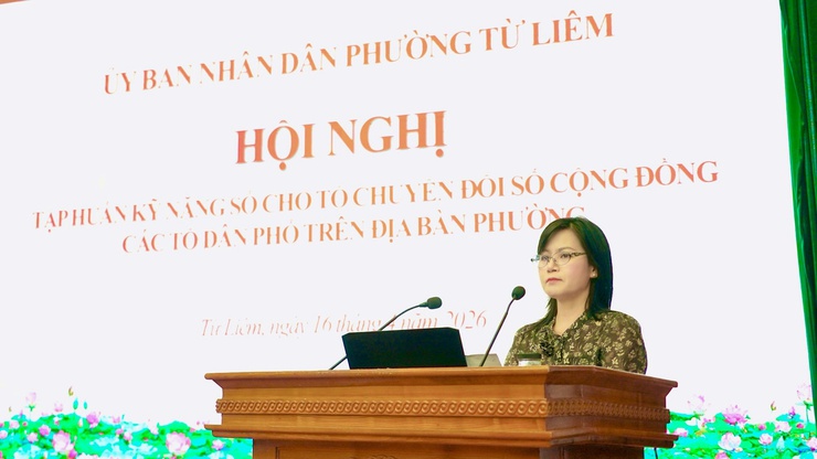 Phường Từ Liêm tổ chức hội nghị tập huấn kỹ năng số cho Tổ chuyển đổi số cộng đồng- Ảnh 2.