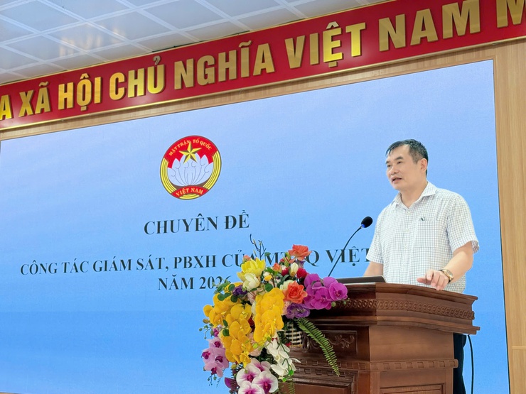 Ủy ban Măt trận Tổ quốc phường Tương Mai tổ chức Hội nghị  tập huấn công tác giám sát và phản biện xã hội, góp ý xây dựng Đảng, xây dựng chính quyền, công tác thanh tra Nhân dân, giám sát đầu tư cộng đồng năm 2026

- Ảnh 2.