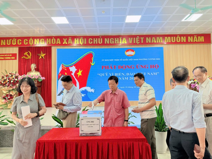 Ủy ban MTTQ Việt Nam phường Tương Mai tổ chức hội nghị phát động ủng hộ Quỹ 'Vì biển, đảo Việt Nam' năm 2026- Ảnh 7.