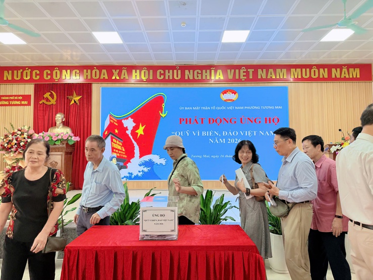 Ủy ban MTTQ Việt Nam phường Tương Mai tổ chức hội nghị phát động ủng hộ Quỹ 'Vì biển, đảo Việt Nam' năm 2026- Ảnh 5.