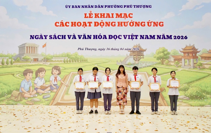Phường Phú Thượng sôi nổi tổ chức ngày hội sách và văn hóa đọc Việt Nam năm 2026 – lan tỏa tri thức, khơi nguồn đam mê đọc sách- Ảnh 18.