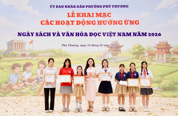 Phường Phú Thượng sôi nổi tổ chức ngày hội sách và văn hóa đọc Việt Nam năm 2026 – lan tỏa tri thức, khơi nguồn đam mê đọc sách- Ảnh 20.