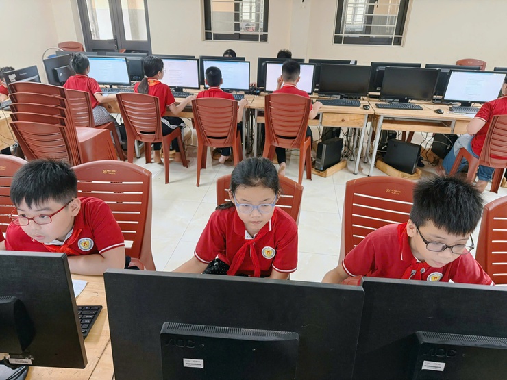 Phường Chương Mỹ tổ chức khảo sát cuối năm học đối với học sinh lớp 5- Ảnh 2.