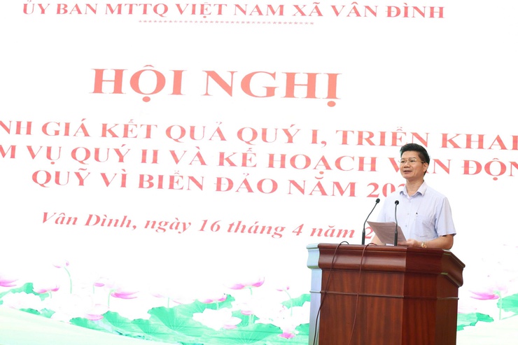 VÂN ĐÌNH: ĐẠT NHIỀU KẾT QUẢ NỔI BẬT TRONG CÔNG TÁC MẶT TRẬN QUÝ I/2026- Ảnh 3.