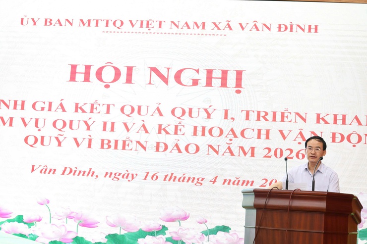 VÂN ĐÌNH: ĐẠT NHIỀU KẾT QUẢ NỔI BẬT TRONG CÔNG TÁC MẶT TRẬN QUÝ I/2026- Ảnh 2.