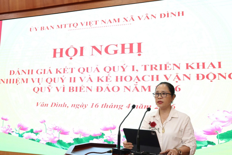 VÂN ĐÌNH: ĐẠT NHIỀU KẾT QUẢ NỔI BẬT TRONG CÔNG TÁC MẶT TRẬN QUÝ I/2026- Ảnh 4.