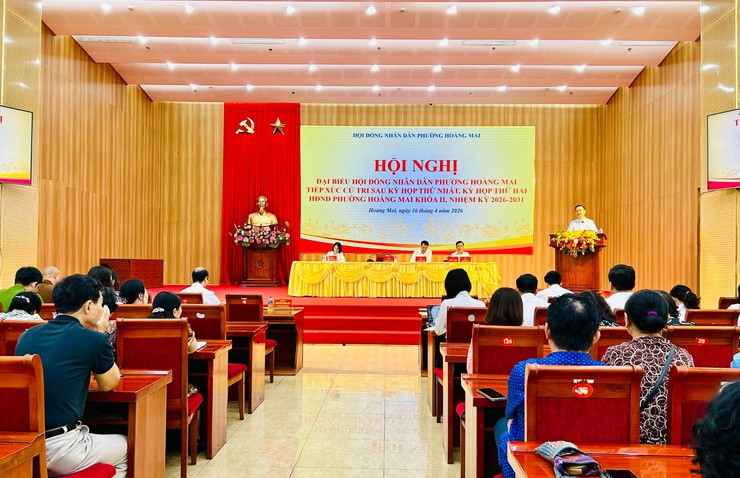 Phường Hoàng Mai ưu tiên dự án trọng điểm và xử lý kiến nghị dân sinh- Ảnh 1.