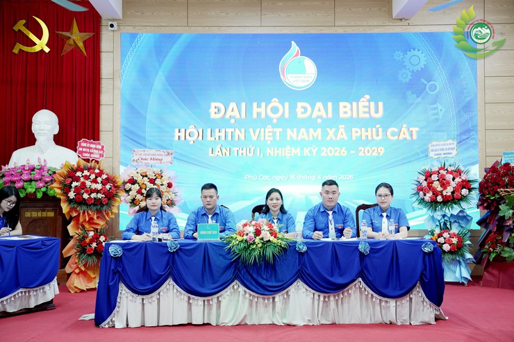 Phú Cát tổ chức thành công Đại hội đại biểu Hội LHTN Việt Nam xã lần thứ I, nhiệm kỳ 2026 – 2029- Ảnh 2.