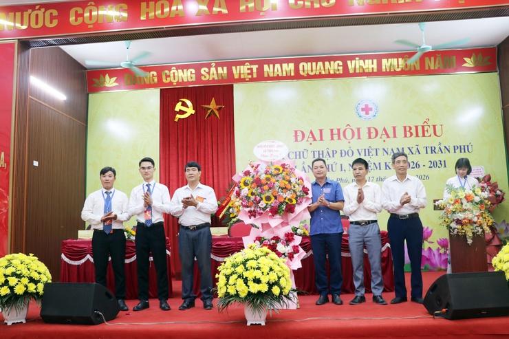 Đại hội đại biểu Hội Chữ thập đỏ xã Trần Phú lần thứ I, nhiệm kỳ 2026–2031 thành công tốt đẹp.- Ảnh 5.
