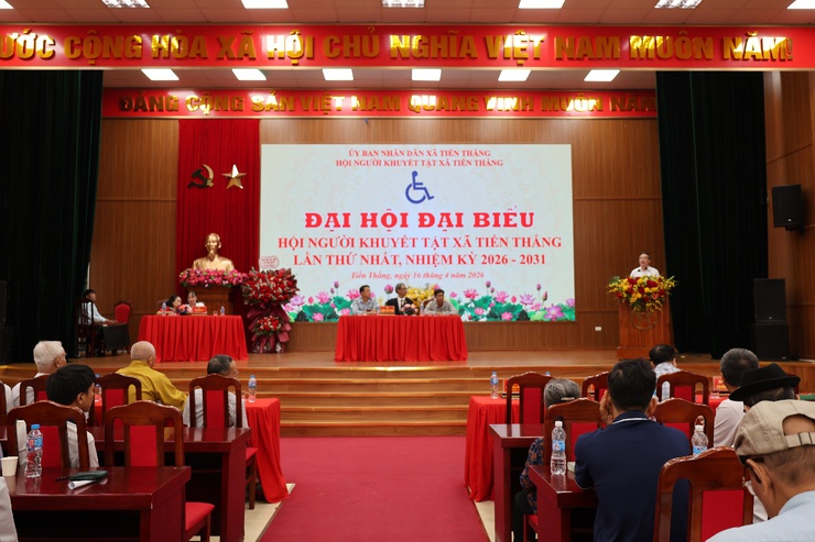 Đại hội Đại biểu Hội Người khuyết tật xã Tiến Thắng lần thứ I, nhiệm kỳ 2026 – 2031: Đoàn kết, tự tin, hòa nhập cộng đồng- Ảnh 1.