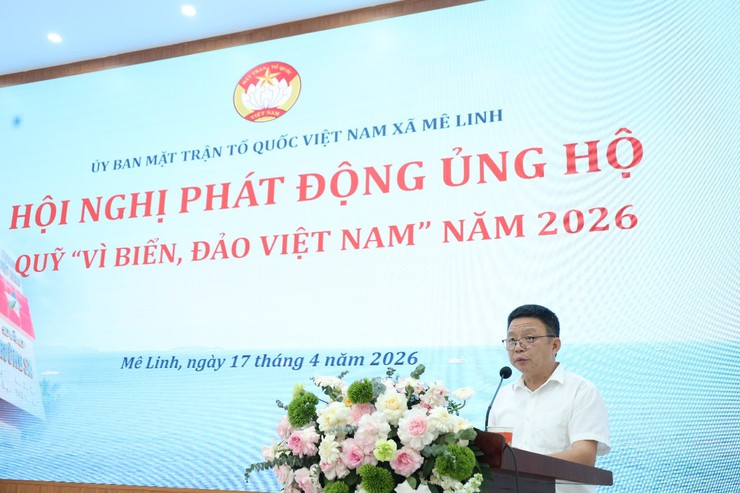 Mê Linh phát động ủng hộ Quỹ “Vì biển, đảo Việt Nam” năm 2026, lan tỏa tinh thần hướng về biển, đảo Tổ quốc- Ảnh 2.