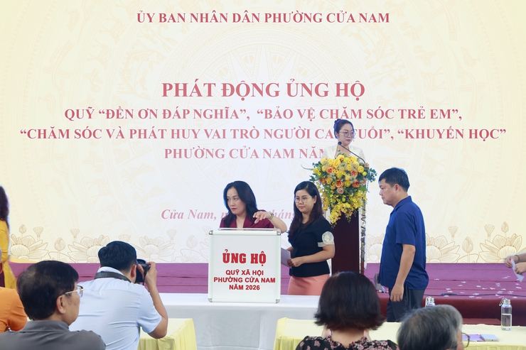 Phường Cửa Nam phát động ủng hộ các Quỹ xã hội năm 2026- Ảnh 11.