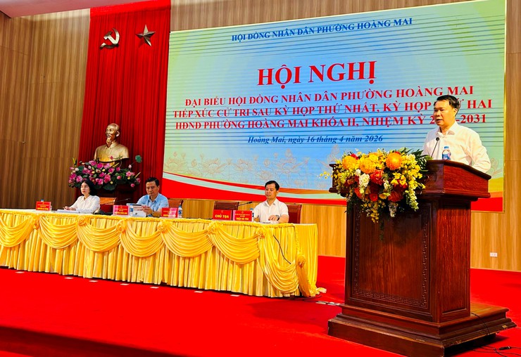 Phường Hoàng Mai ưu tiên dự án trọng điểm và xử lý kiến nghị dân sinh- Ảnh 4.