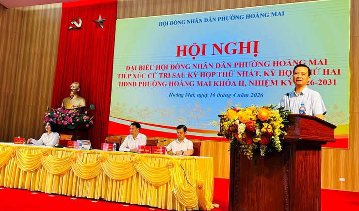 Phường Hoàng Mai ưu tiên dự án trọng điểm và xử lý kiến nghị dân sinh- Ảnh 5.