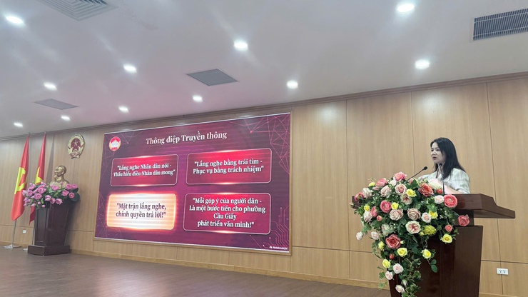 ỦY BAN MTTQ VIỆT NAM PHƯỜNG CẦU GIẤY TRIỂN KHAI KẾ HOẠCH THỰC HIỆN MÔ HÌNH "LẮNG NGHE DÂN NÓI"- Ảnh 1.