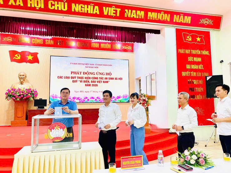 Xã Ngọc Hồi phát động ủng hộ Quỹ an sinh xã hội và Quỹ “Vì biển, đảo Việt Nam” – Gắn kết nghĩa tình, hướng về Tổ quốc năm 2026- Ảnh 2.