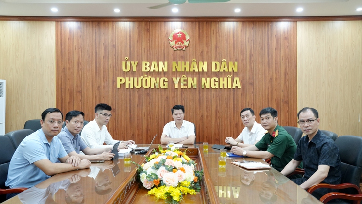 Phường Yên Nghĩa tham dự hội nghị trực tuyến phiên họp UBND Thành phố thường kỳ tháng 4 năm 2026- Ảnh 1.