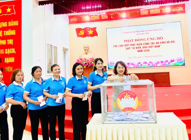 Xã Ngọc Hồi phát động ủng hộ Quỹ an sinh xã hội và Quỹ “Vì biển, đảo Việt Nam” – Gắn kết nghĩa tình, hướng về Tổ quốc năm 2026- Ảnh 3.