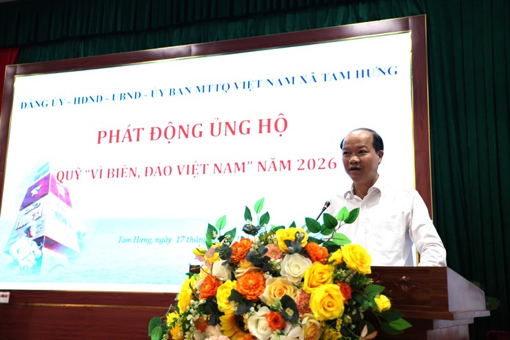 Xã Tam Hưng phát động Quỹ "Vì biển, đảo Việt Nam" năm 2026: Hơn 50 triệu đồng được ủng hộ trong ngày đầu hưởng ứng- Ảnh 5.