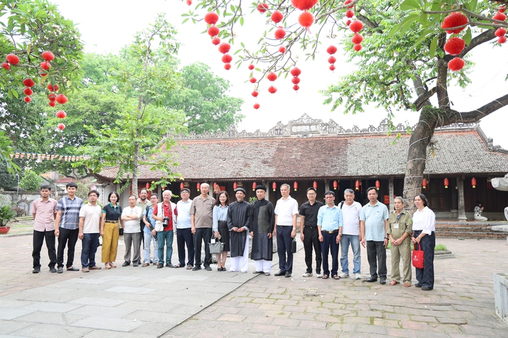 Đoàn công tác của Trung tâm Bảo tồn Di sản Thăng Long – Hà Nội về khảo sát, nghiên cứu tại Chùa Bối Khê – Di tích Quốc gia đặc biệt- Ảnh 5.