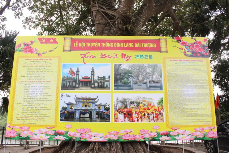Kiểm tra công tác tổ chức Lễ hội truyền thống Đình Cổ Hiền thôn An Hiền và Lễ hội truyền thống Đình làng Bài Trượng năm 2026- Ảnh 1.