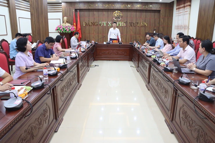 Hội nghị lần thứ sáu Ban Chấp hành Đảng bộ xã Phú Xuyên khóa I, nhiệm kỳ 2025 – 2030- Ảnh 1.