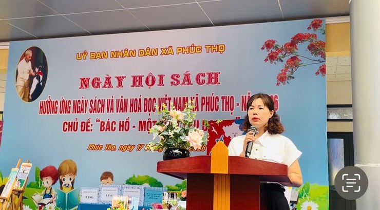 Phúc Thọ lan tỏa Ngày hội sách năm 2026 với chủ đề "Bác Hồ - Một tình yêu bao la"- Ảnh 2.
