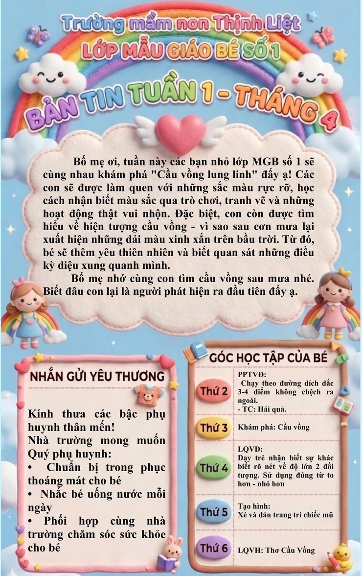 CHUYỆN NHỎ Ở TRƯỜNG MẦM NON THỊNH LIỆT: KHI CÔNG NGHỆ TRỞ THÀNH NHỊP CẦU YÊU THƯƠNG- Ảnh 2.