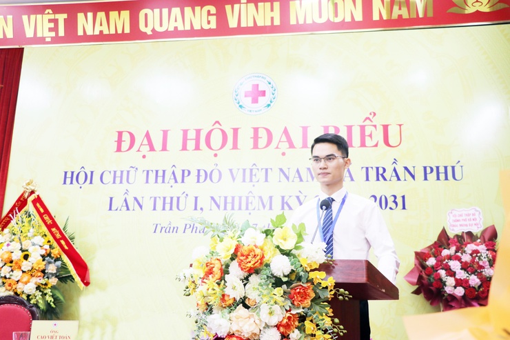 Đại hội đại biểu Hội Chữ thập đỏ xã Trần Phú lần thứ I, nhiệm kỳ 2026–2031 thành công tốt đẹp.- Ảnh 7.