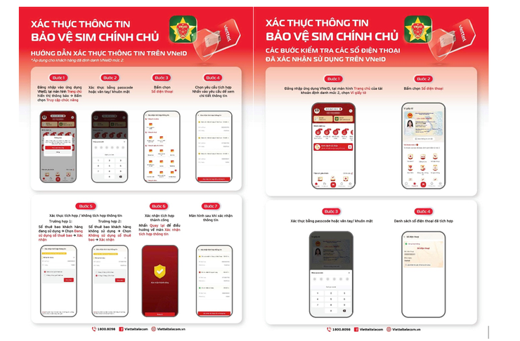 Thông báo về việc hỗ trợ người dân thực hiện xác thực sinh trắc học và chuẩn hóa thông tin thuê bao di động- Ảnh 3.