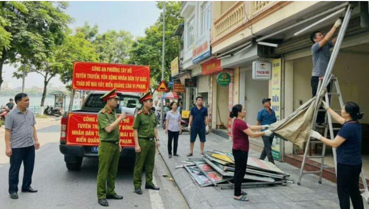 Phường Tây Hồ (Hà Nội): Xử phạt gần 600 triệu đồng các lỗi vi phạm trật tự đô thị trong 3 tháng đầu năm 2026- Ảnh 4.