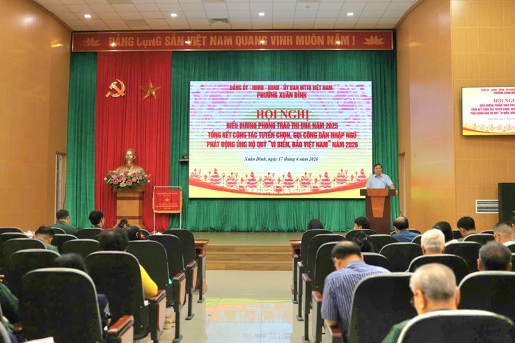 Xuân Đỉnh biểu dương phong trào thi đua năm 2025, khẳng định những kết quả nổi bật trên các lĩnh vực- Ảnh 1.