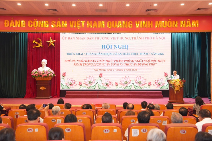 PHƯỜNG VIỆT HƯNG TỔNG LỰC RA QUÂN THÁNG HÀNH ĐỘNG VÌ AN TOÀN THỰC PHẨM 2026: QUẢN LÝ BẰNG MÔ HÌNH, KIỂM SOÁT BẰNG DỮ LIỆU- Ảnh 4.
