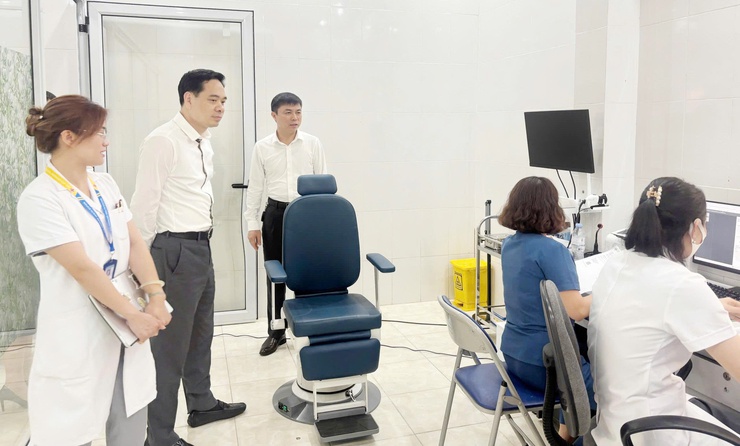 TRẠM Y TẾ SÓC SƠN ĐÓN TIẾP ĐOÀN CÔNG TÁC BỆNH VIỆN ĐA KHOA XANH PÔN KHẢO SÁT, HỖ TRỢ CHUYÊN MÔN Y TẾ VÀ CHUYỂN ĐỔI SỐ.- Ảnh 4.