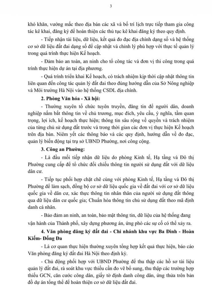 TRIỂN KHAI KẾ HOẠCH ĐẨY NHANH TIẾN ĐỘ ĐO ĐẠC LẬP BẢN ĐỒ ĐỊA CHÍNH; ĐĂNG KÝ ĐẤT ĐAI; LẬP HỒ SƠ ĐỊA CHÍNH VÀ XÂY DỰNG CƠ SỞ DỮ LIỆU QUỐC GIA VỀ ĐẤT ĐAI THEO CHỈ THỊ SỐ 05/CT-TTG NGÀY 13/02/2026 CỦA THỦ TƯỚNG CHÍNH PHỦ- Ảnh 3.