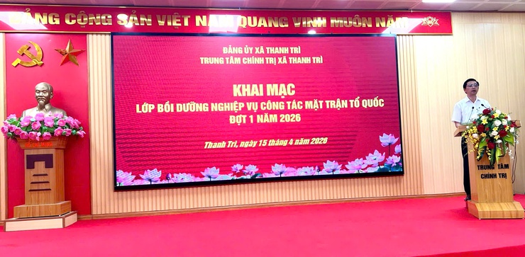 Khai giảng lớp bồi dưỡng nghiệp vụ công tác MTTQ đợt I năm 2026- Ảnh 3.
