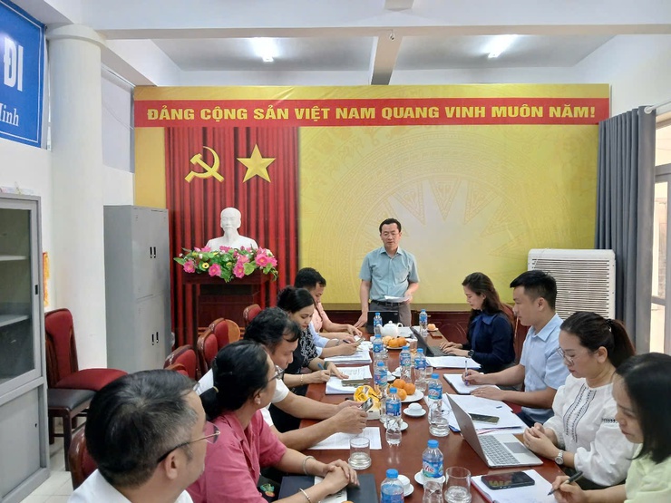 Đoàn khảo sát của Sở Văn hóa và Thể thao Hà Nội làm việc tại phường Đông Ngạc về thí điểm mô hình tổ chức hoạt động tại thiết chế văn hóa, thể thao cơ sở- Ảnh 5.