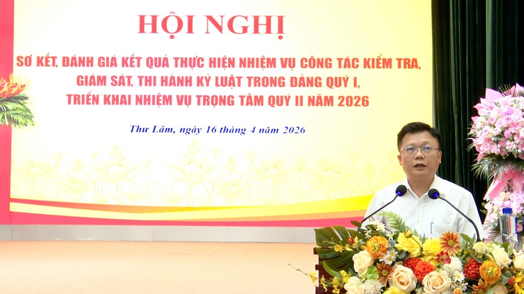 Đảng ủy xã Thư Lâm tổ chức Hội nghị quán triệt, triển khai chương trình hành động của Trung ương, Thành phố và của Đảng ủy xã; hướng dẫn nghiệp vụ công tác kiểm tra, giám sát, thi hành kỷ luật trong Đảng- Ảnh 12.