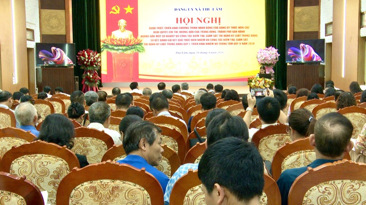 Đảng ủy xã Thư Lâm tổ chức Hội nghị quán triệt, triển khai chương trình hành động của Trung ương, Thành phố và của Đảng ủy xã; hướng dẫn nghiệp vụ công tác kiểm tra, giám sát, thi hành kỷ luật trong Đảng- Ảnh 15.