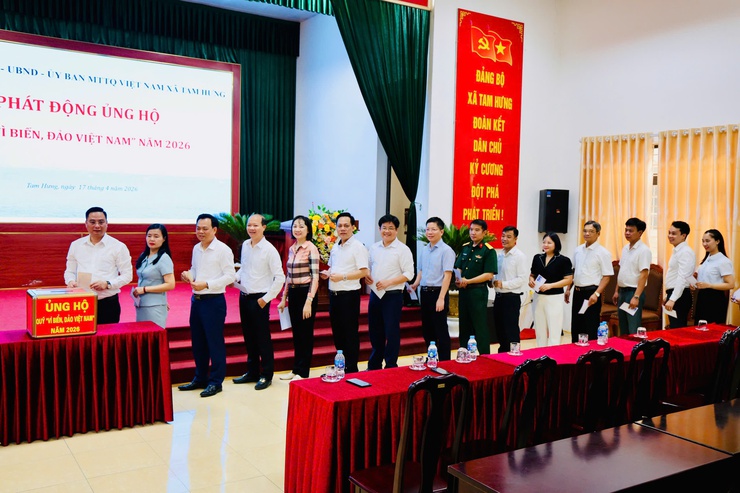 Xã Tam Hưng phát động Quỹ "Vì biển, đảo Việt Nam" năm 2026: Hơn 50 triệu đồng được ủng hộ trong ngày đầu hưởng ứng- Ảnh 1.