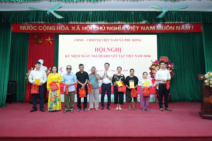 Xã Phù Đổng tổ chức Hội nghị kỷ niệm Ngày người khuyết tật Việt Nam 18/4. - Ảnh 10.